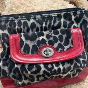 coach leopard purse